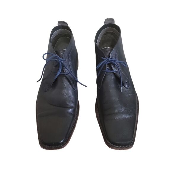 Ted Baker London Black Ashcroft 4 Chukka Boots Sz 11 - Picture 1 of 10